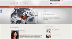 Desktop Screenshot of developmen.hu